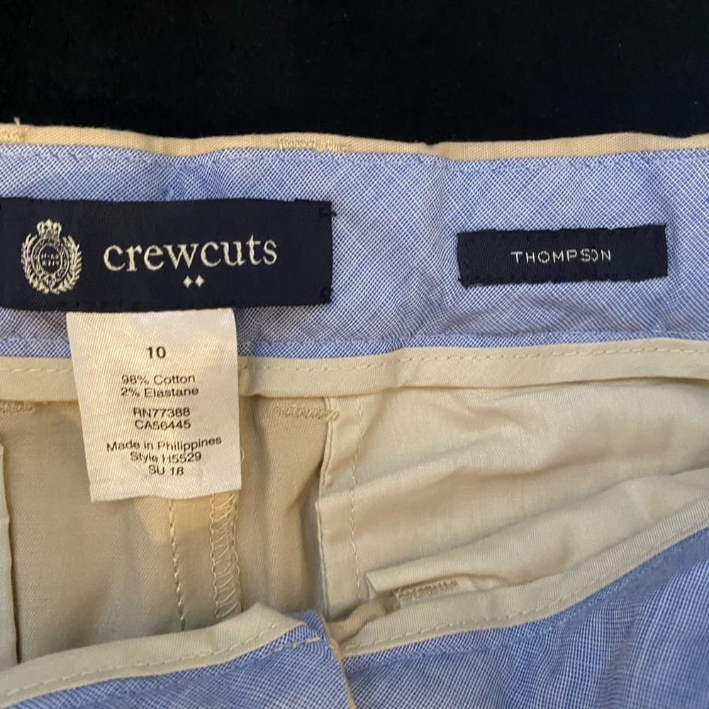 jcrew crewcuts thompson khaki pant
